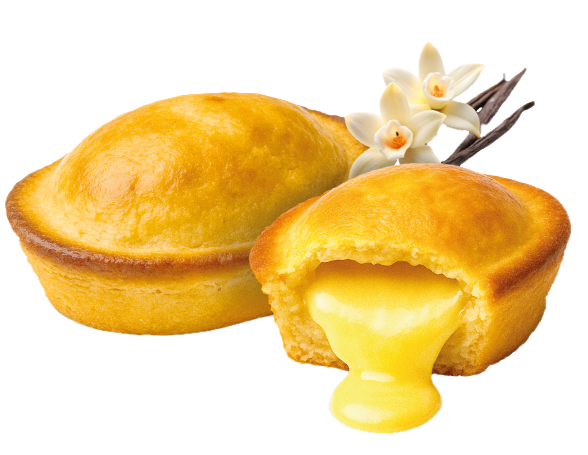 Pasticciotto alla crema - Cornetto senza glutine specificatamente formulato per persone intolleranti al glutine. Pasticciotto tradizionale dal cuore morbido e avvolgente, con una crema delicata racchiusa in un impasto fragrante. | Colitta Pasticceria Senza Glutine